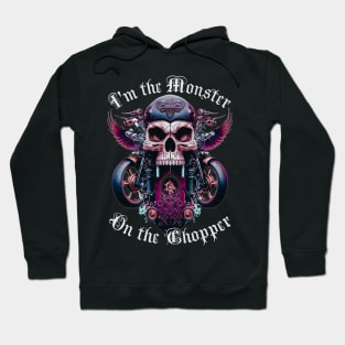 Monster on the Chopper Hoodie